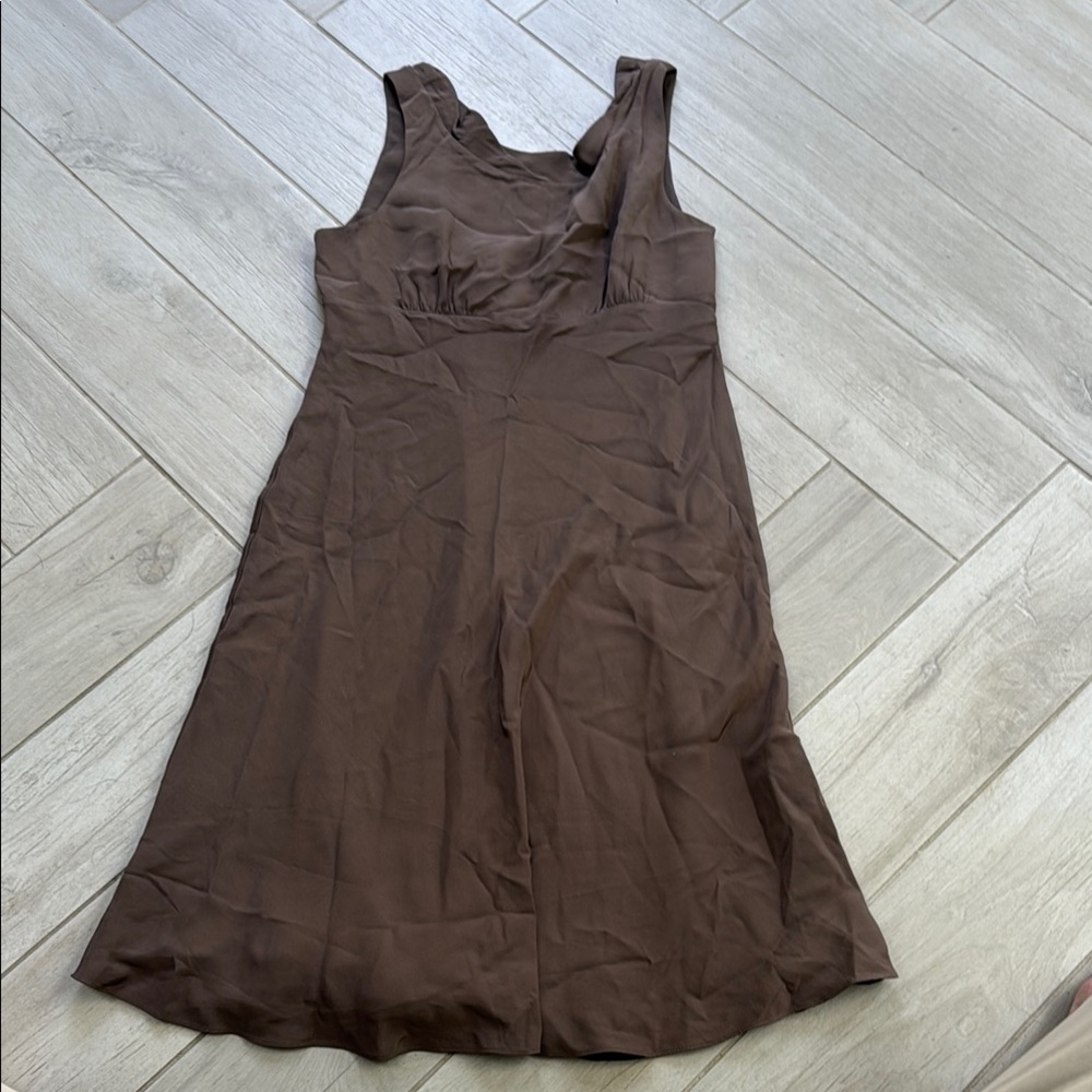 J. Crew Brown dress from their Wedding collection